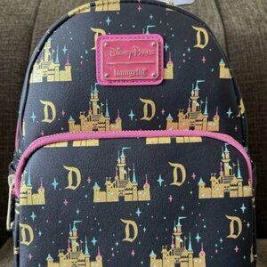 TEMPORARY PRICE DROP!!NWT Disney Parks Loungefly Disneyland Castle Mini Backpack